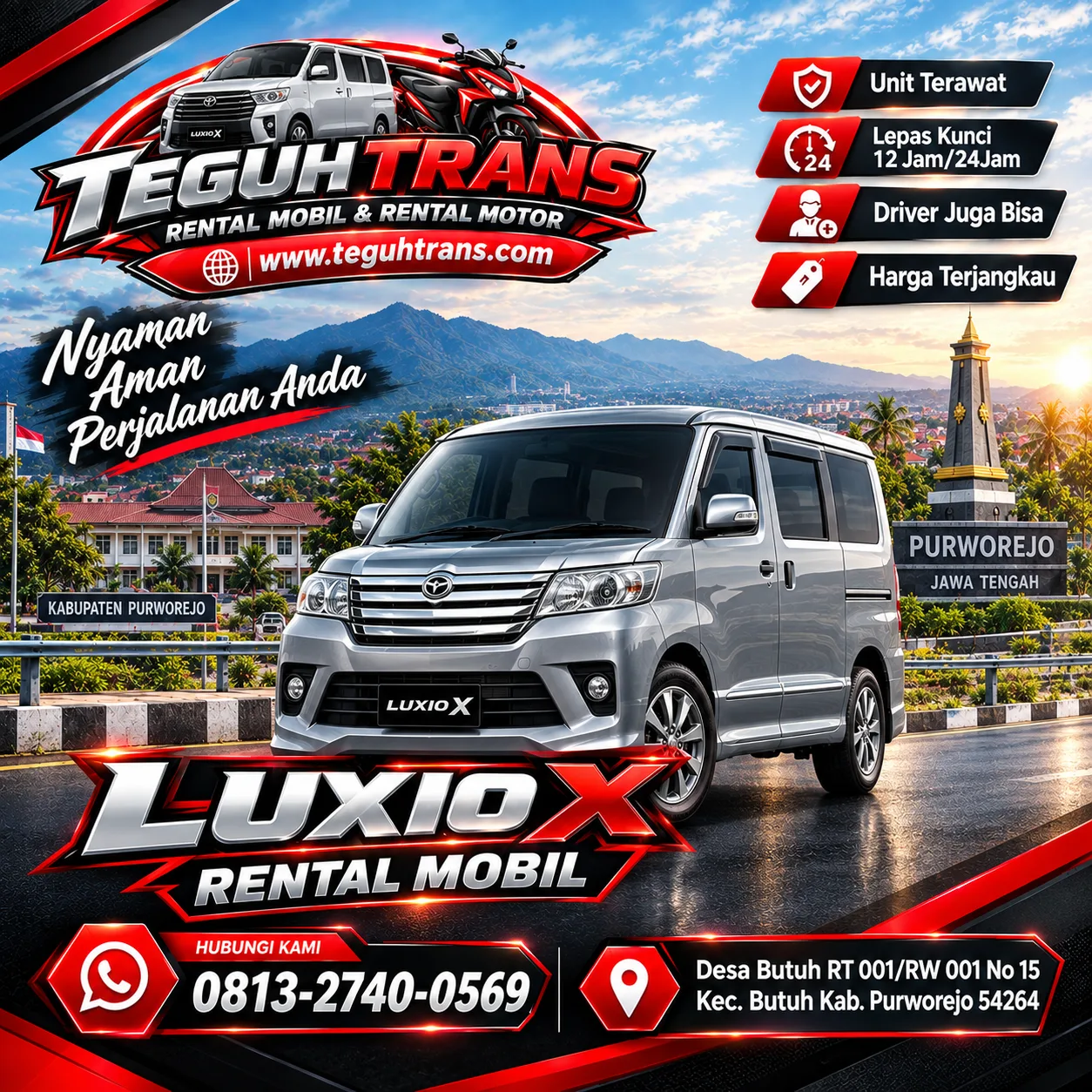 Rental Mobil Luxio X TEGUH TRANS
