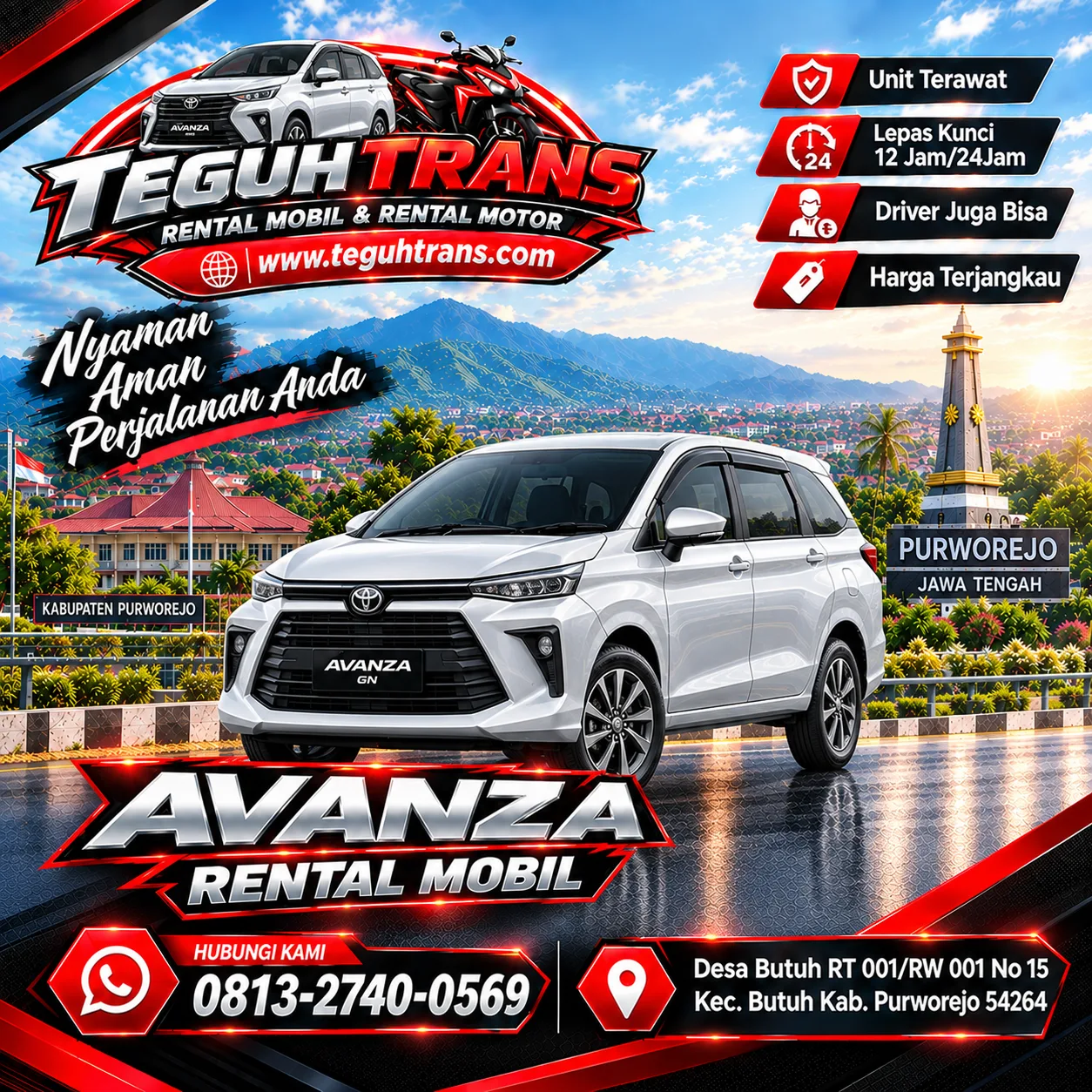 Rental Mobil Avanza GN TEGUH TRANS