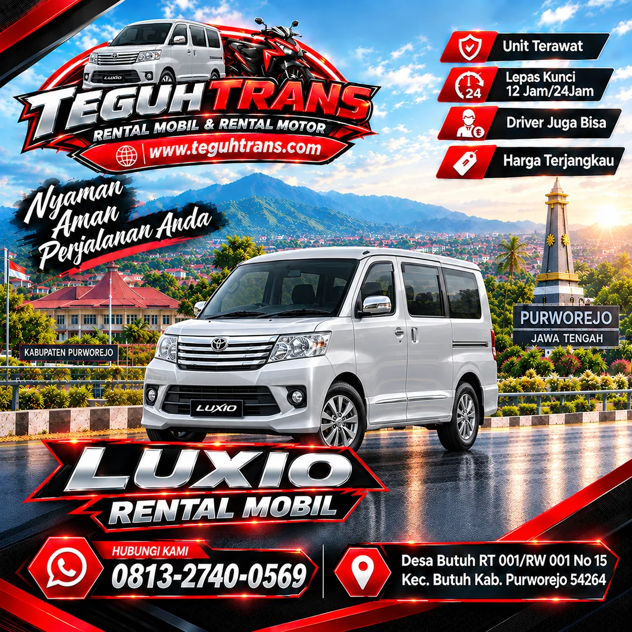 Rental Mobil Luxio TEGUH TRANS