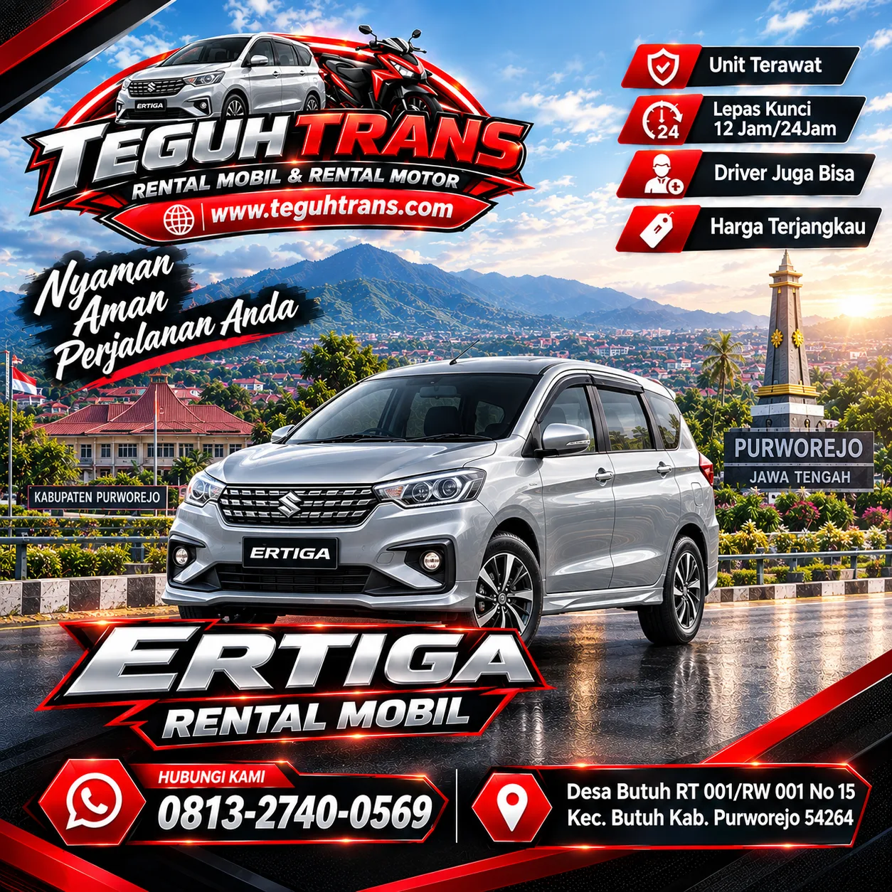 Rental Mobil Ertiga Old TEGUH TRANS