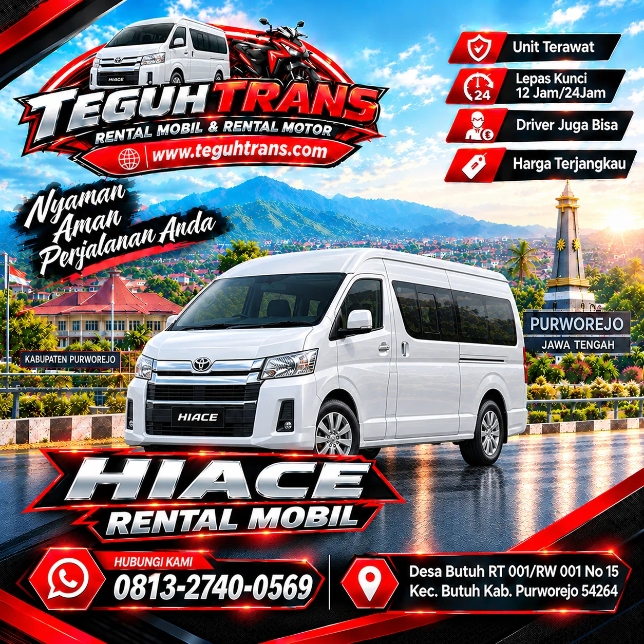 Rental Mobil Hiace TEGUH TRANS