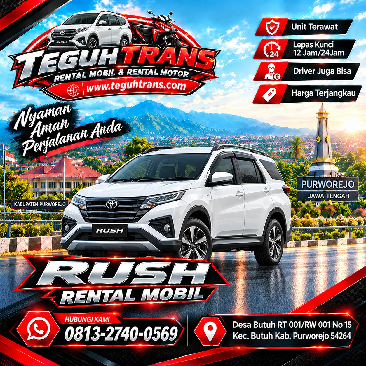 Rental Mobil Rush TEGUH TRANS