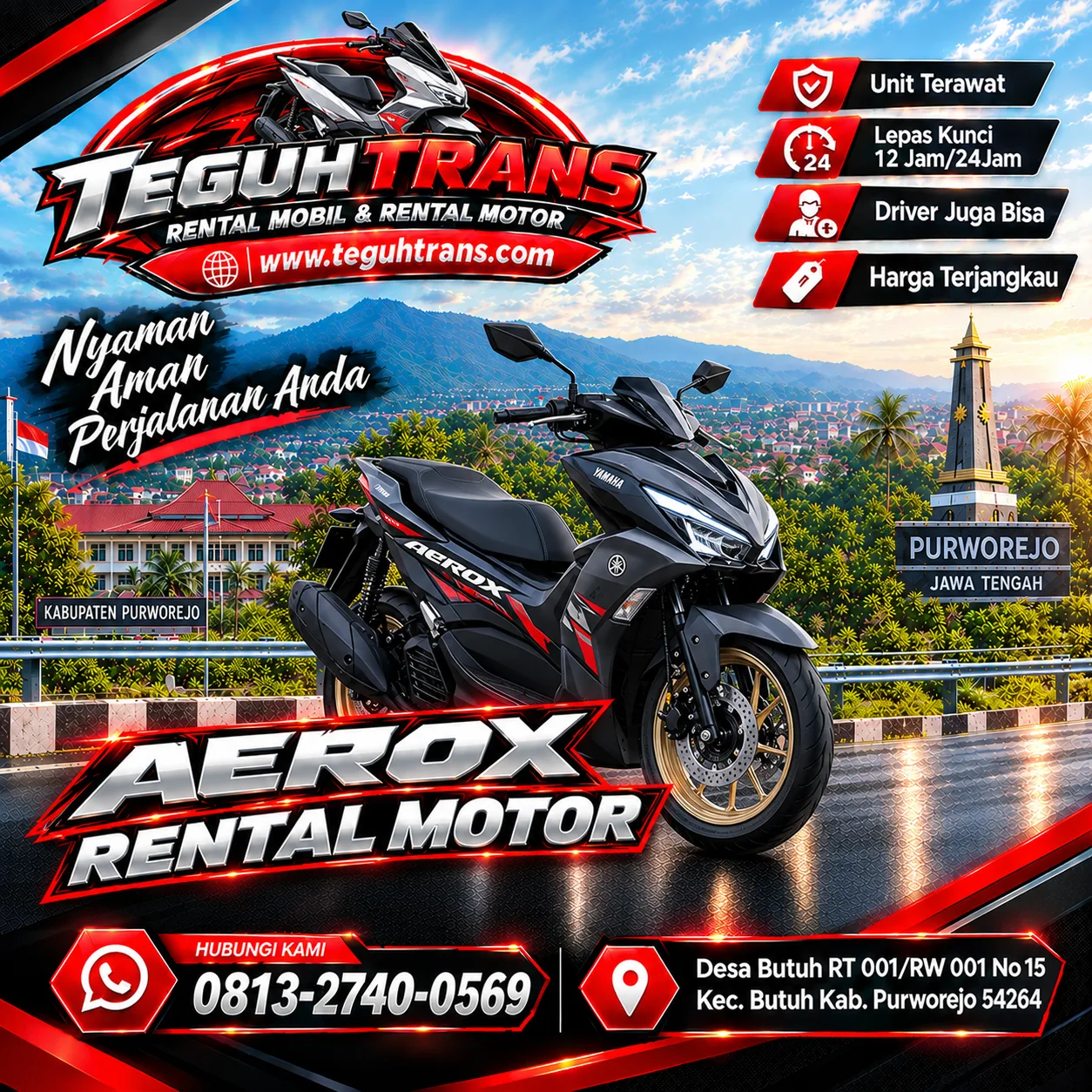 Sewa Motor Aerox