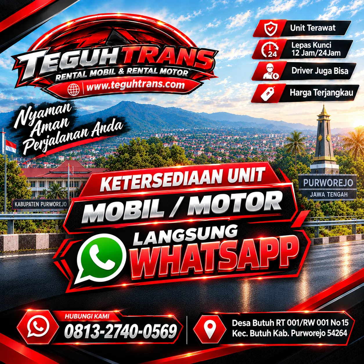 Rental Motor Rx King TEGUH TRANS